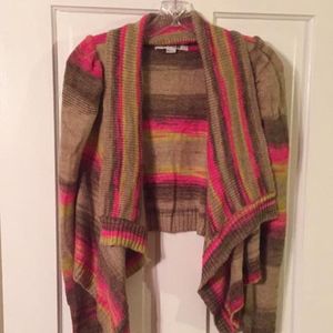 Forever21 Sweater w/Puffed Sleeves, Size S